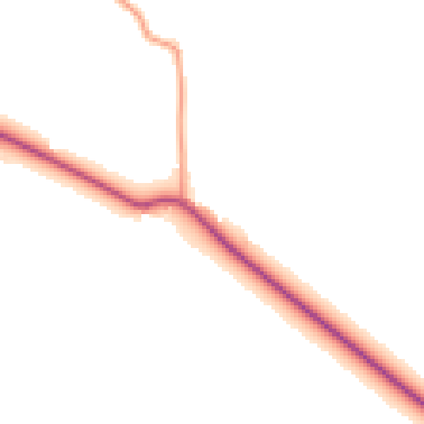Daytime road noise heatmap for HG3 3BP