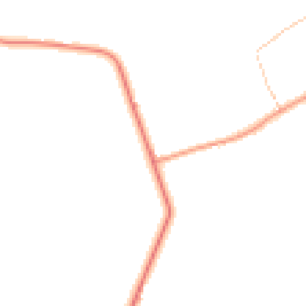 Daytime road noise heatmap for HG3 3BU