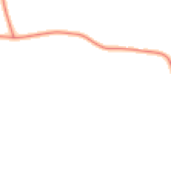 Daytime road noise heatmap for HG3 3DE