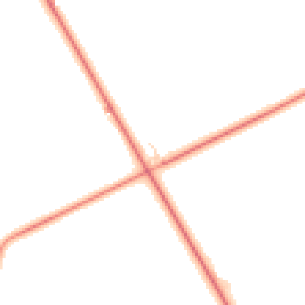 Daytime road noise heatmap for HG3 3DJ