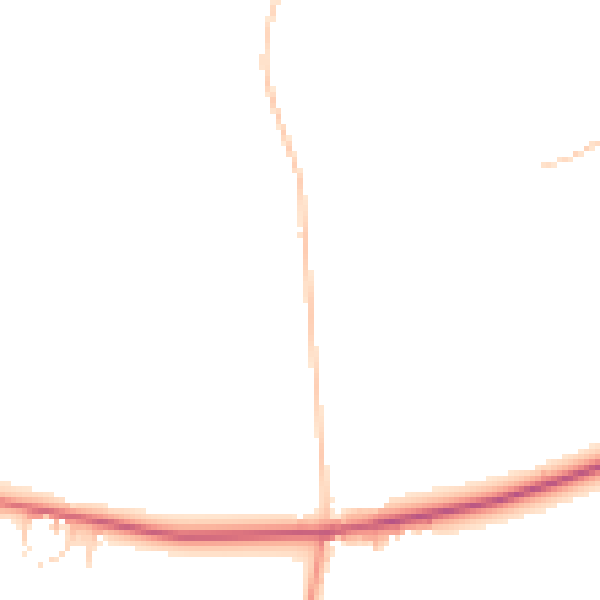 Daytime road noise heatmap for HG3 3EH