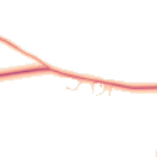Daytime road noise heatmap for HG3 3EJ
