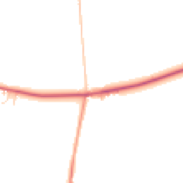Daytime road noise heatmap for HG3 3FD