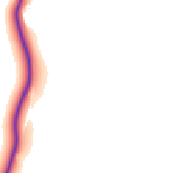Daytime road noise heatmap for HG3 3LX