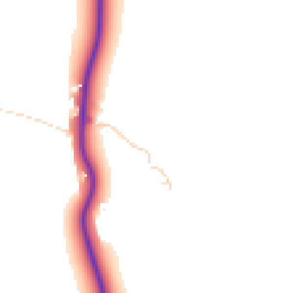 Daytime road noise heatmap for HG3 3NE
