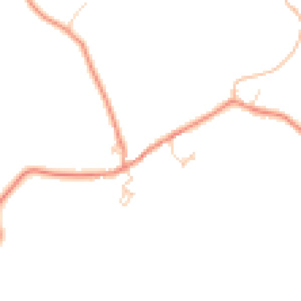 Daytime road noise heatmap for HG3 3NR