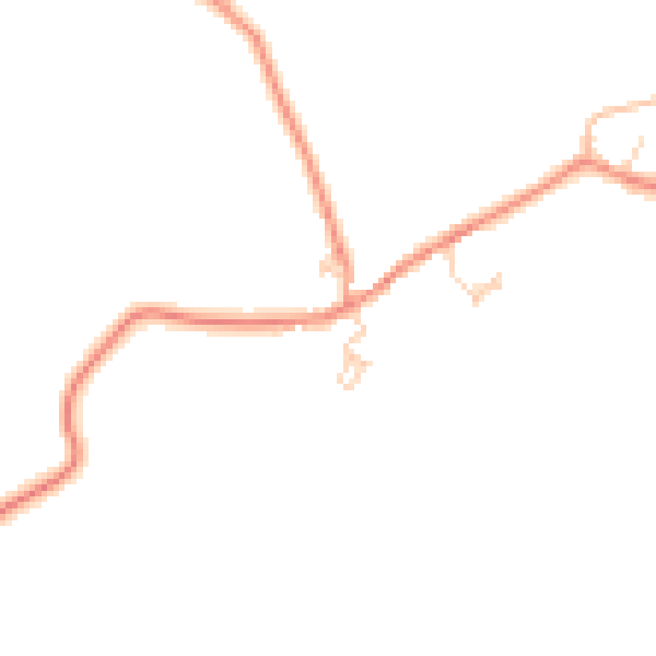 Daytime road noise heatmap for HG3 3NY