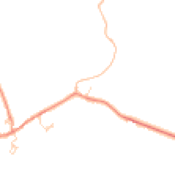 Daytime road noise heatmap for HG3 3NZ