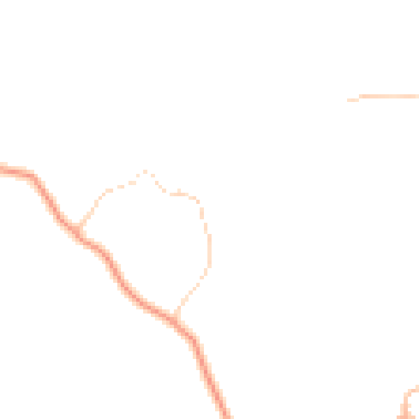 Daytime road noise heatmap for HG3 3PD