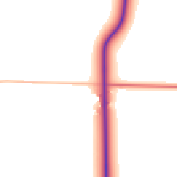 Daytime road noise heatmap for HG3 3QE