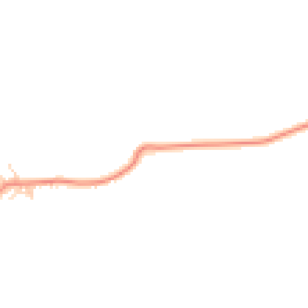 Daytime road noise heatmap for HG3 3RQ