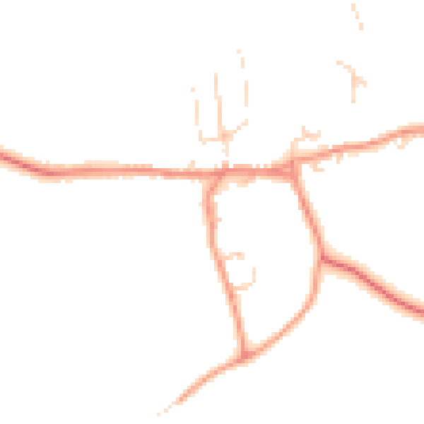 Daytime road noise heatmap for HG3 3RR