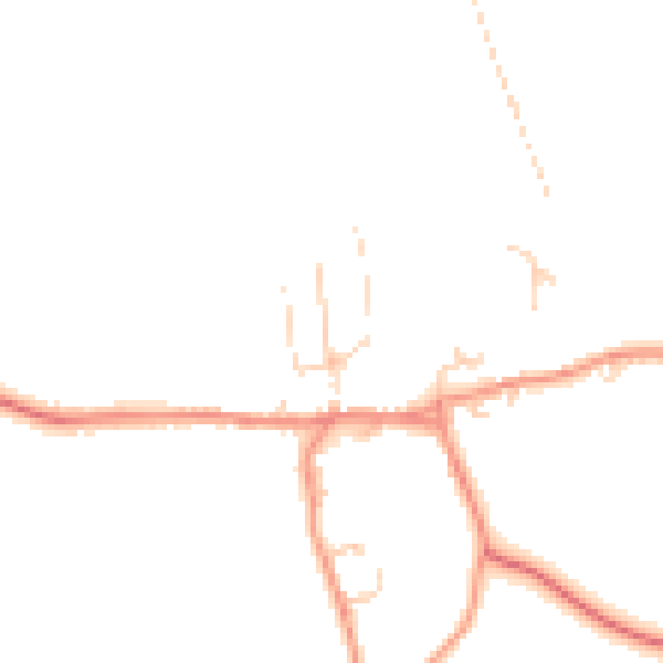 Daytime road noise heatmap for HG3 3RZ
