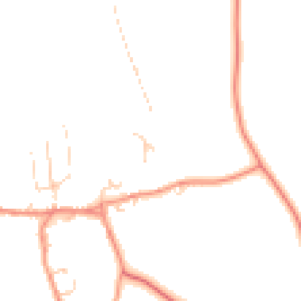 Daytime road noise heatmap for HG3 3SF