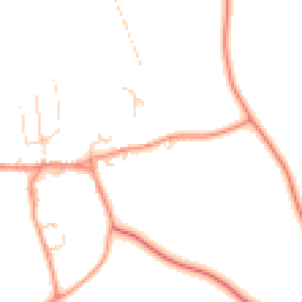 Daytime road noise heatmap for HG3 3SH