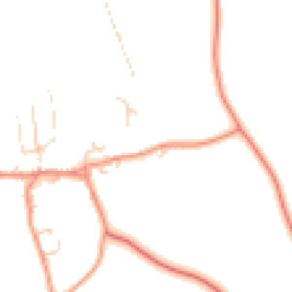 Daytime road noise heatmap for HG3 3SQ