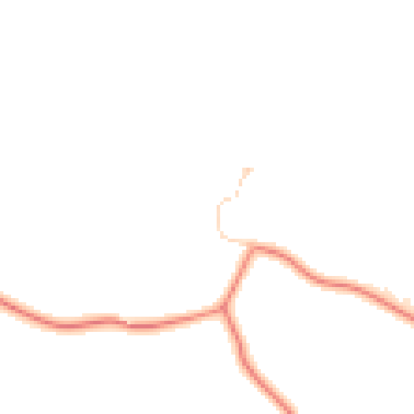 Daytime road noise heatmap for HG3 3SZ