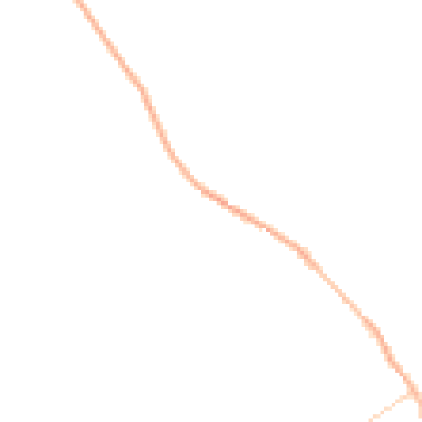 Night-time road noise heatmap for HG3 4BQ