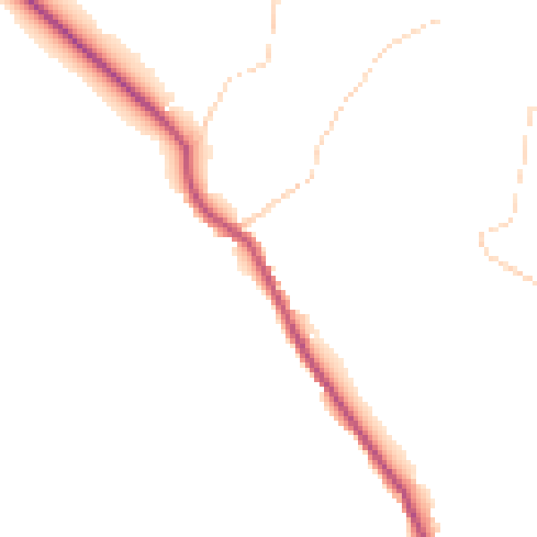 Daytime road noise heatmap for HG3 4BZ
