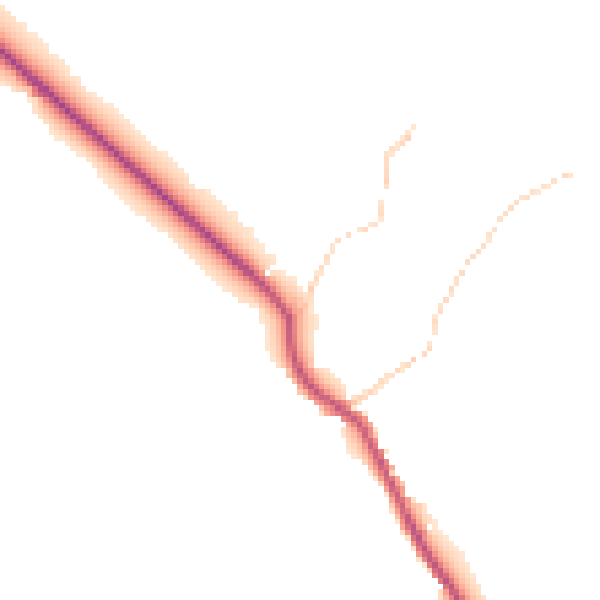 Daytime road noise heatmap for HG3 4DQ