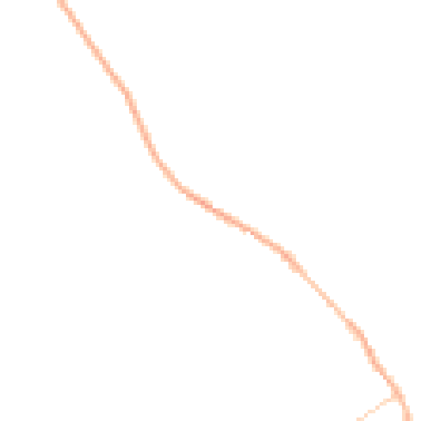 Night-time road noise heatmap for HG3 4DU