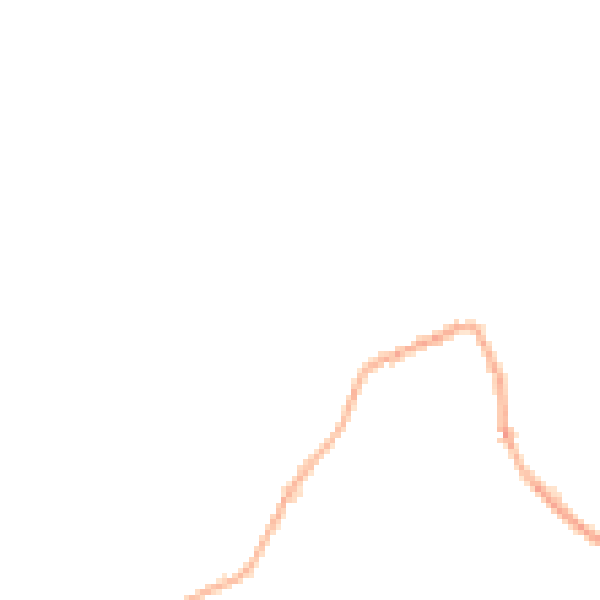 Night-time road noise heatmap for HG3 5AX