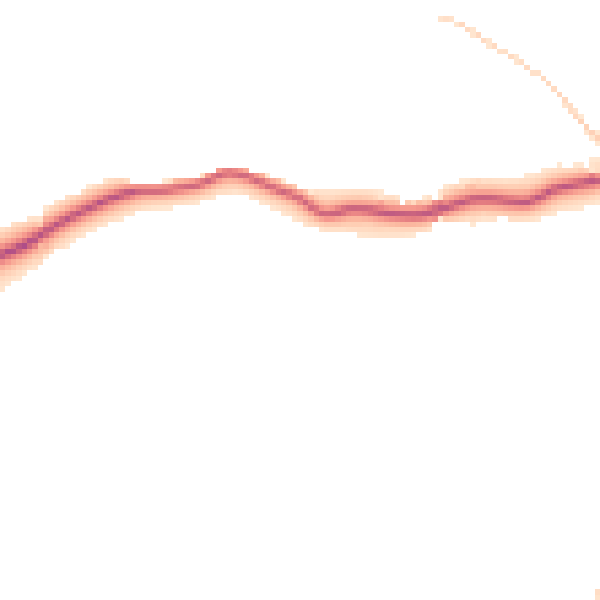 Daytime road noise heatmap for HG3 5JE