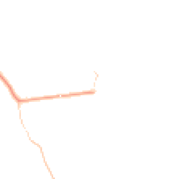 Daytime road noise heatmap for HG3 5RW
