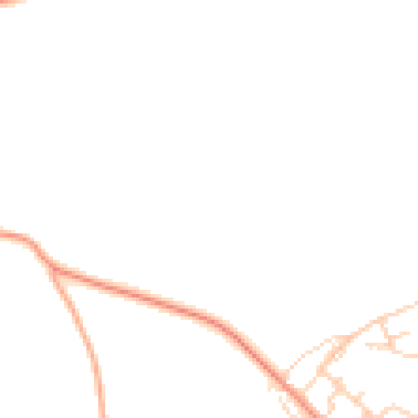 Daytime road noise heatmap for HP1 2SG