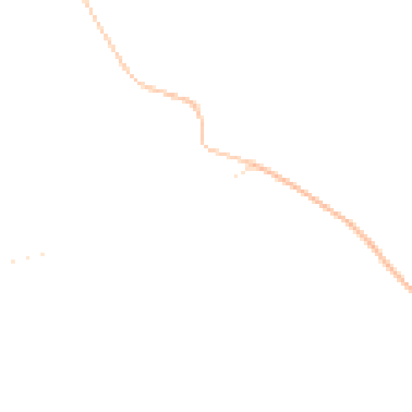 Night-time road noise heatmap for HP1 3DF
