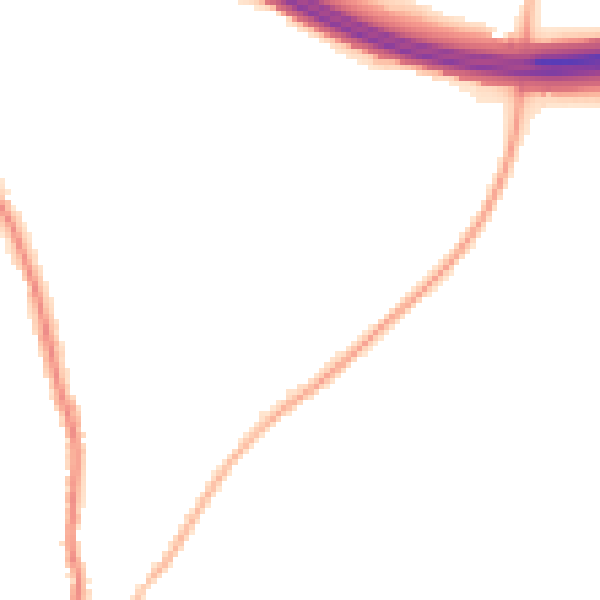 Night-time road noise heatmap for HP10 0BQ