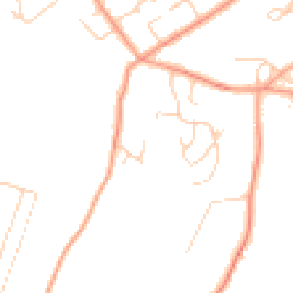 Daytime road noise heatmap for HP10 8DU