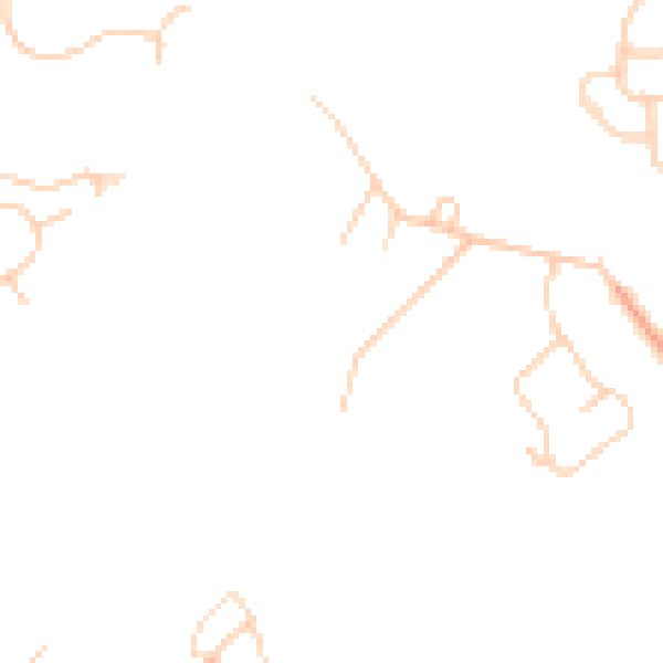Daytime road noise heatmap for HP10 8JW