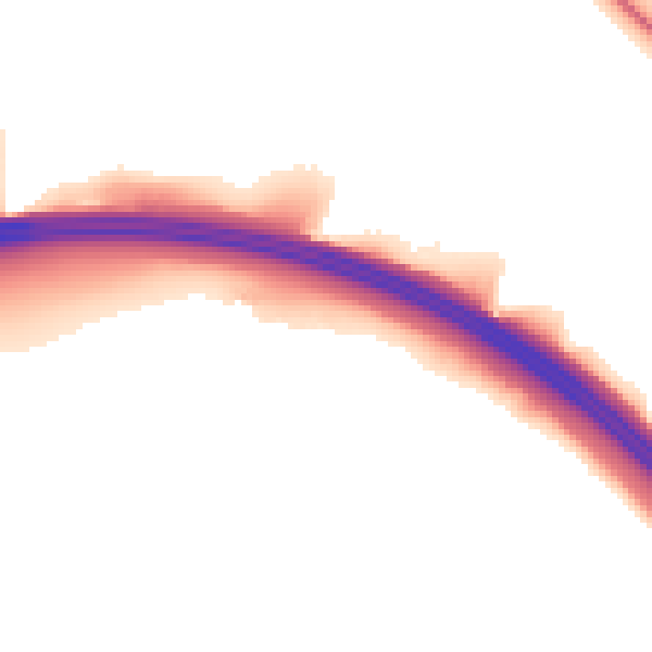 Night-time road noise heatmap for HP10 9DL