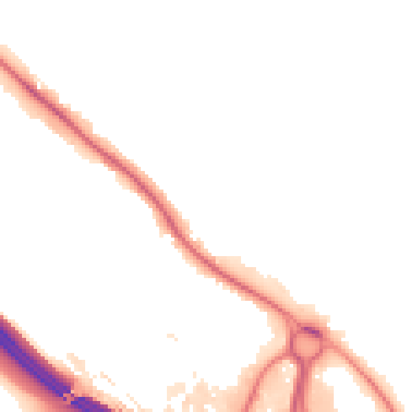 Night-time road noise heatmap for HP10 9RH