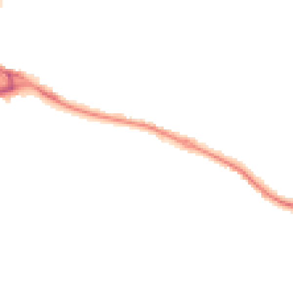 Night-time road noise heatmap for HP11 1AF