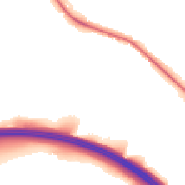 Night-time road noise heatmap for HP11 1AJ