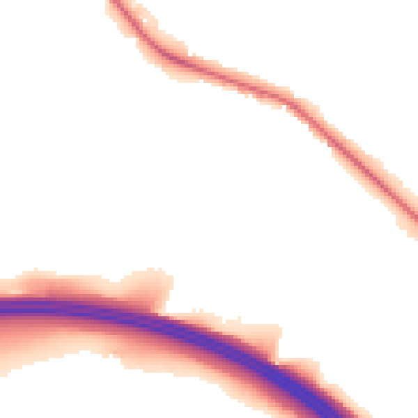 Night-time road noise heatmap for HP11 1AL