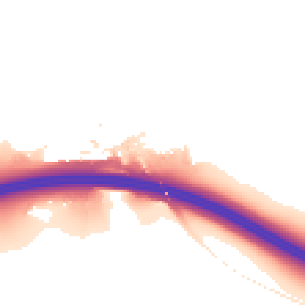 Night-time road noise heatmap for HP11 1AQ