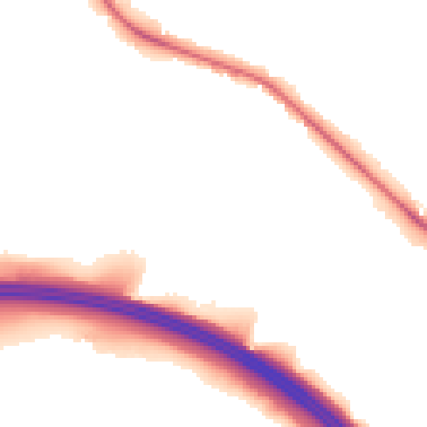 Night-time road noise heatmap for HP11 1AW