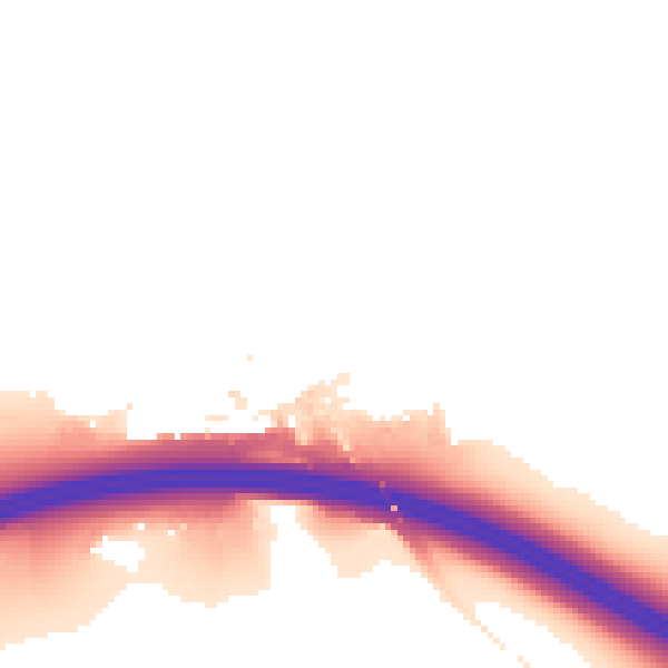 Night-time road noise heatmap for HP11 1AX