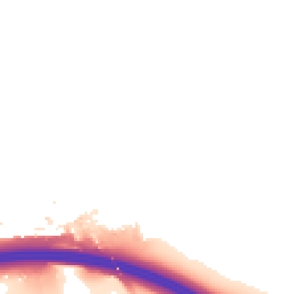 Night-time road noise heatmap for HP11 1BD