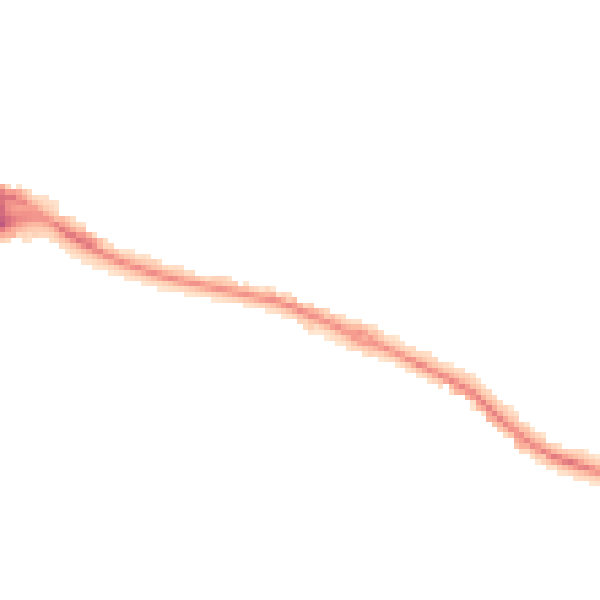 Night-time road noise heatmap for HP11 1BN