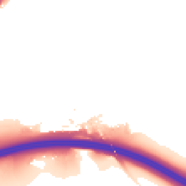 Night-time road noise heatmap for HP11 1BQ