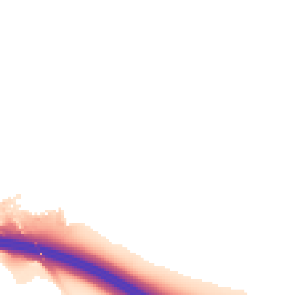 Night-time road noise heatmap for HP11 1BW