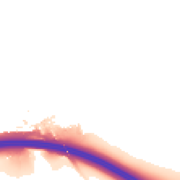 Night-time road noise heatmap for HP11 1BX