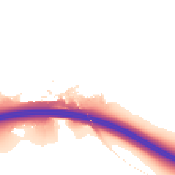 Night-time road noise heatmap for HP11 1BY