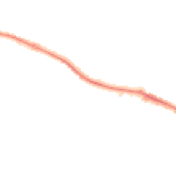 Night-time road noise heatmap for HP11 1DH