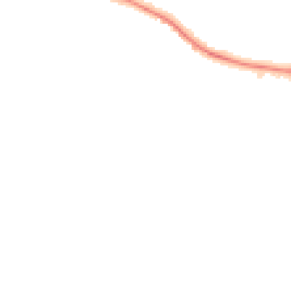 Night-time road noise heatmap for HP11 1DP
