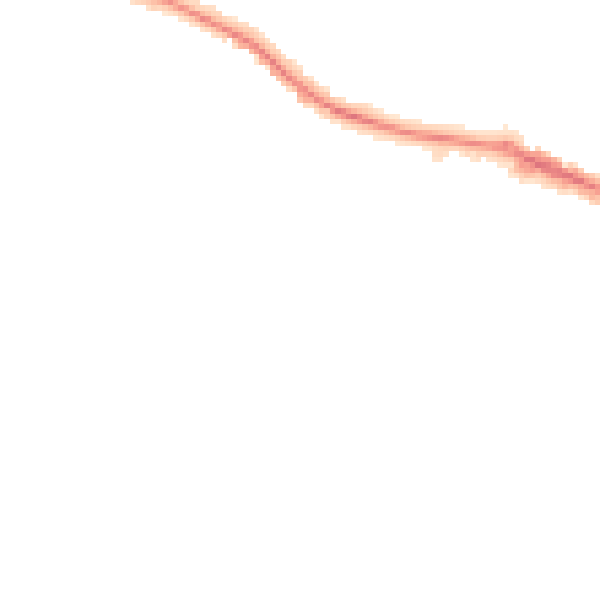 Night-time road noise heatmap for HP11 1DS